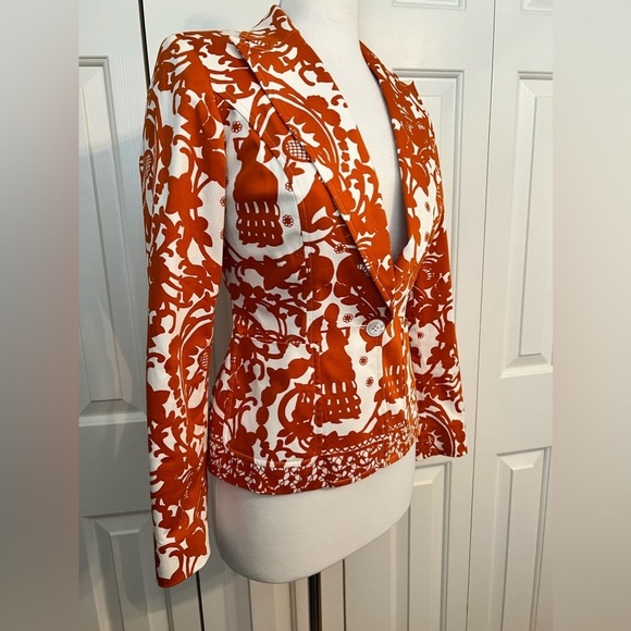 Etcetera Printed Blazer Size 0 - Picture 7 of 9
